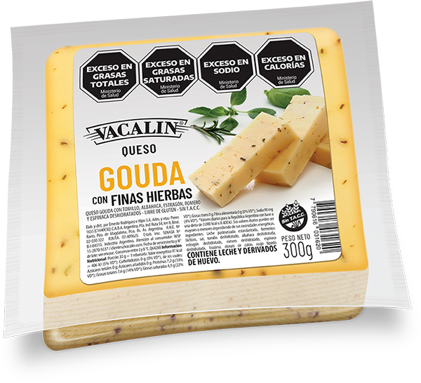 Quesos Gouda con Finas Hierbas